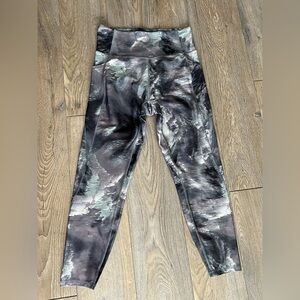 Marika Gray and Black Leggings